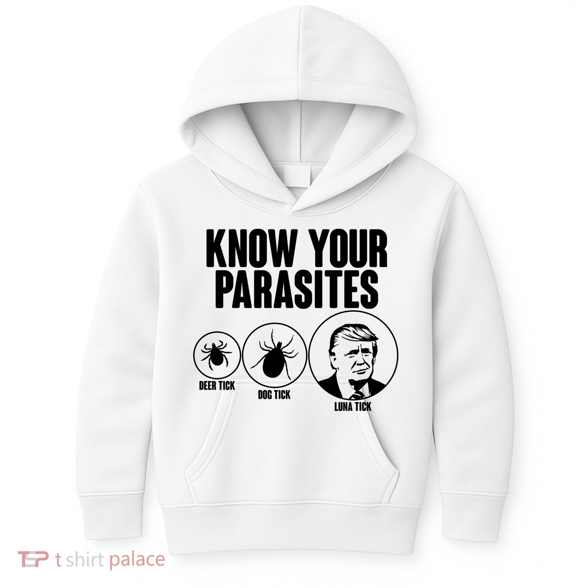 Know Your Parasites Deer Trick Dog Trick Luna Trick Kids Hoodie