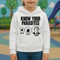 Know Your Parasites Deer Trick Dog Trick Luna Trick Kids Hoodie thumb 3