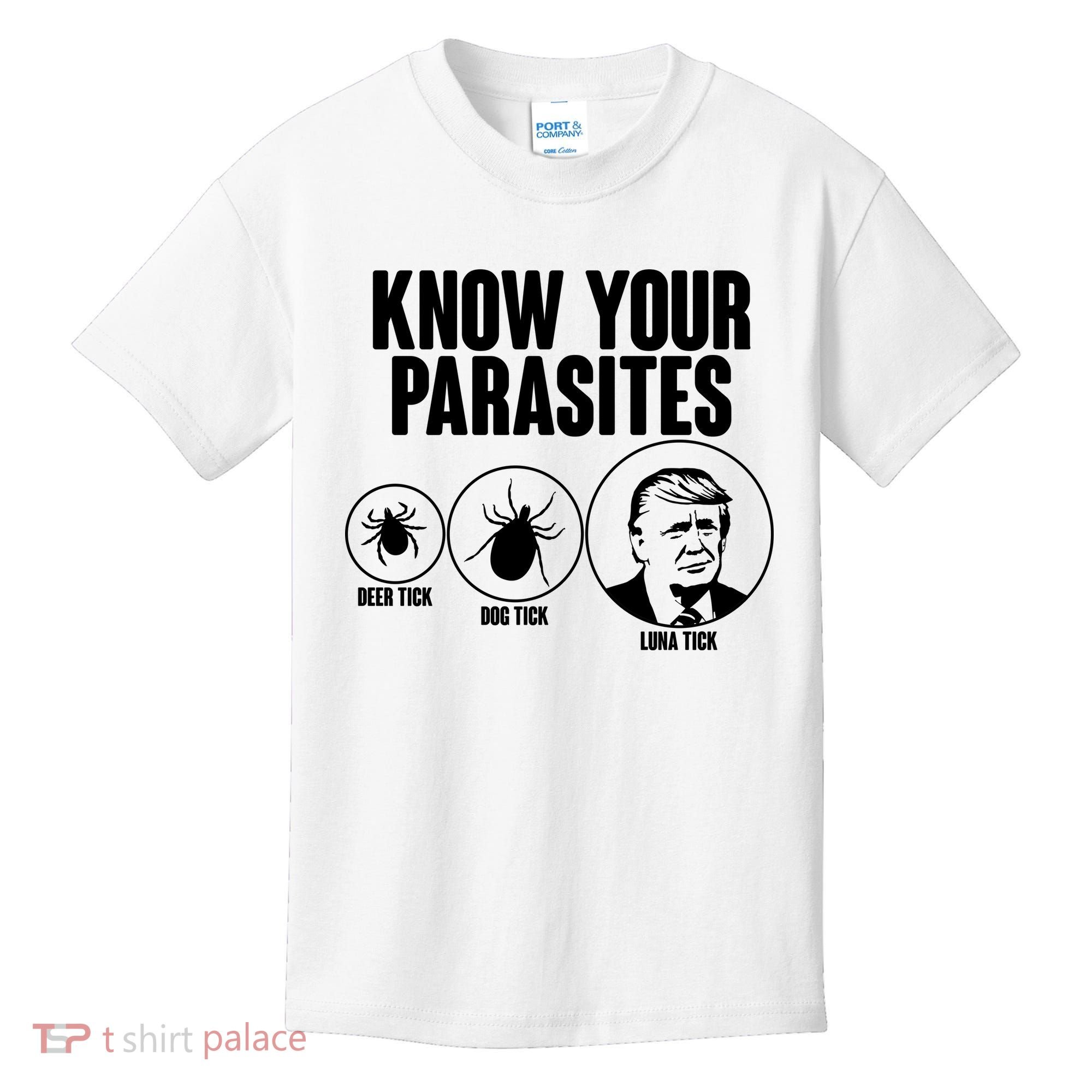 Know Your Parasites Deer Trick Dog Trick Luna Trick Kids T-Shirt