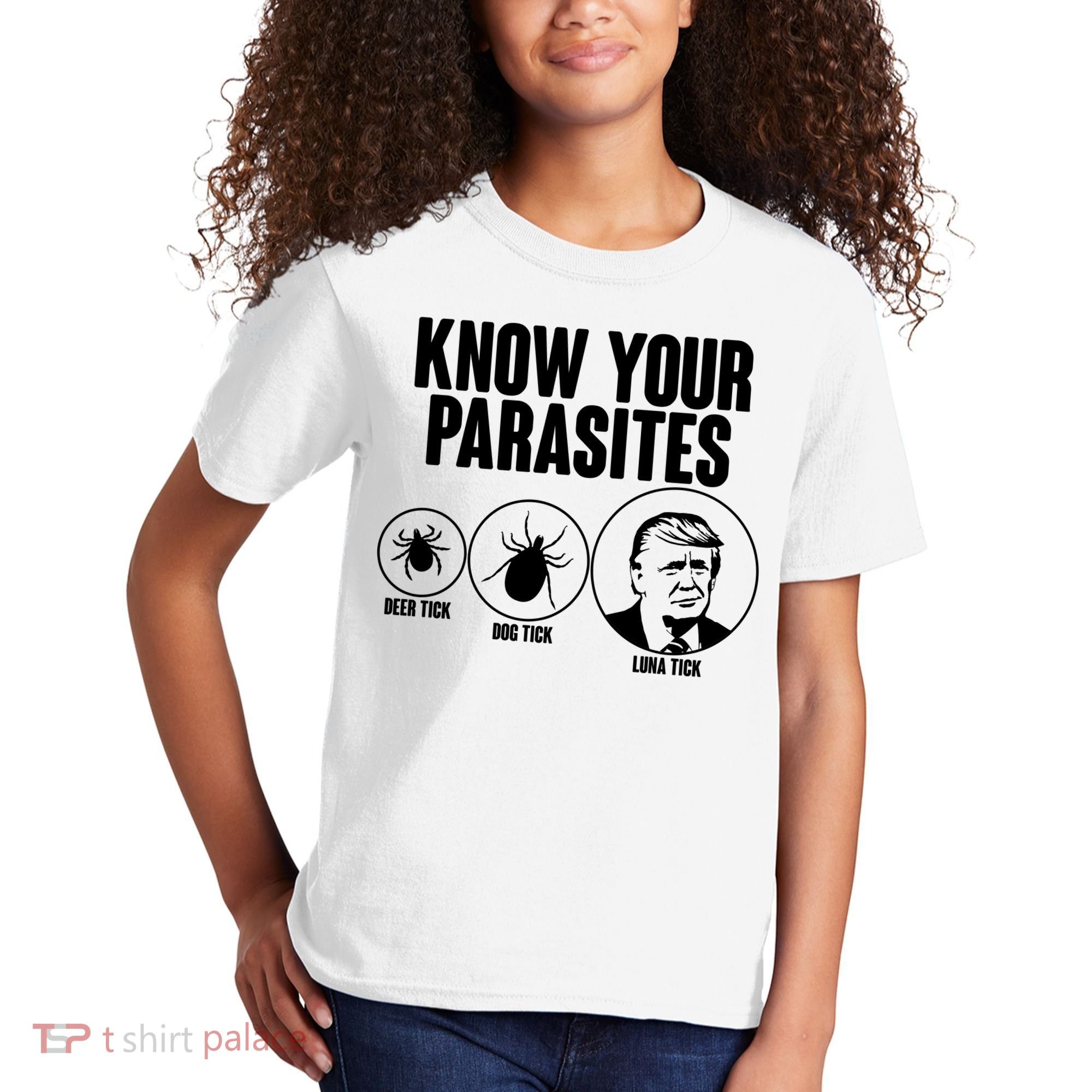 Know Your Parasites Deer Trick Dog Trick Luna Trick Kids T-Shirt