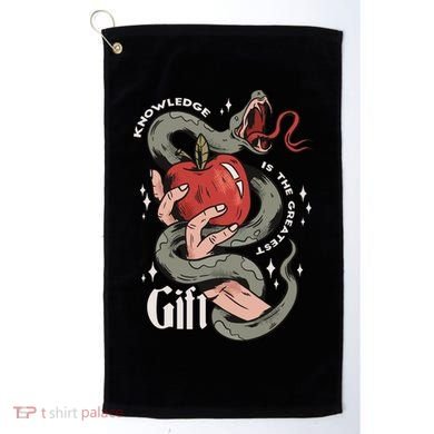 Knowledge Is The Greatest Gift Golf Towel