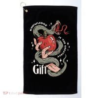 Knowledge Is The Greatest Gift Golf Towel thumb 0