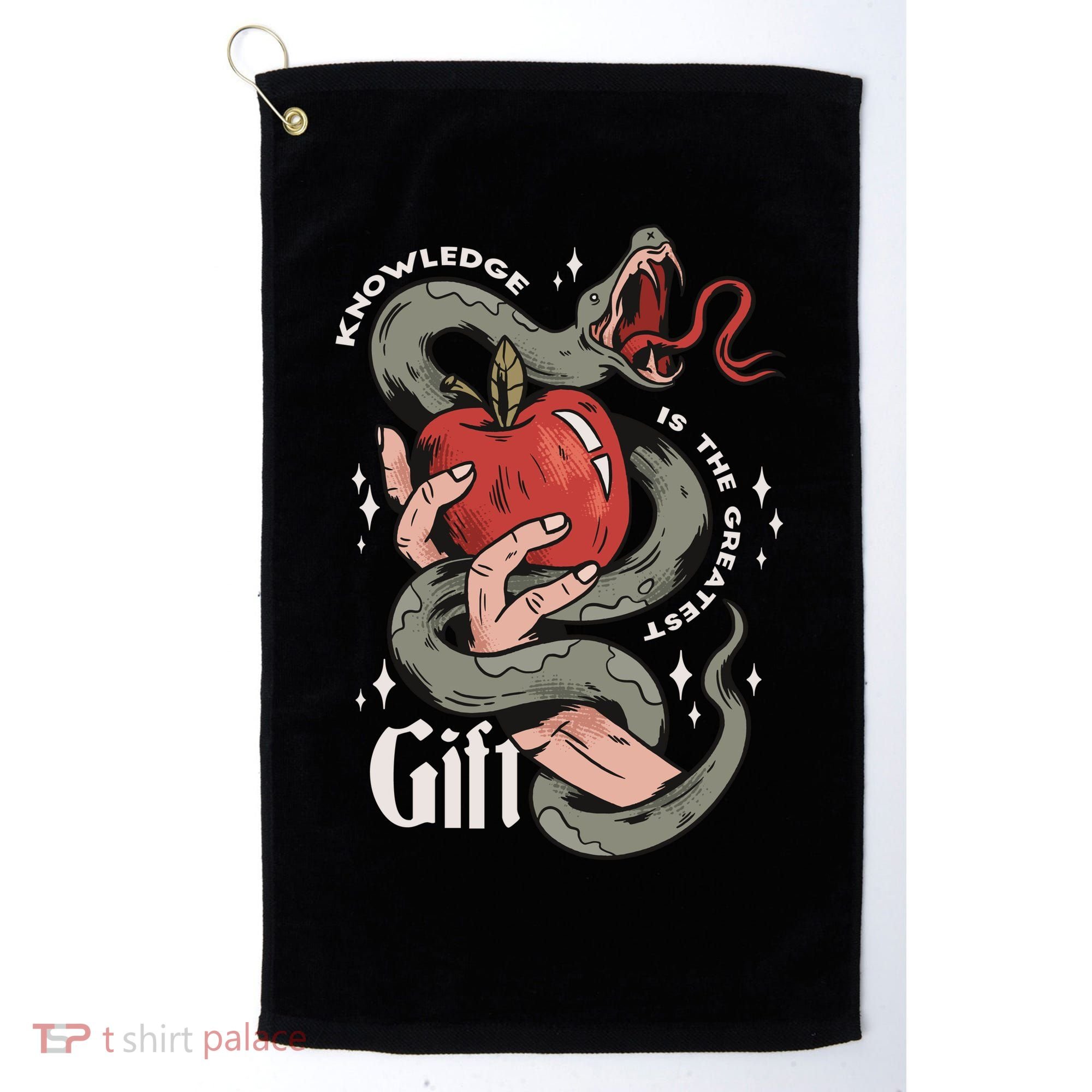 Knowledge Is The Greatest Gift Golf Towel
