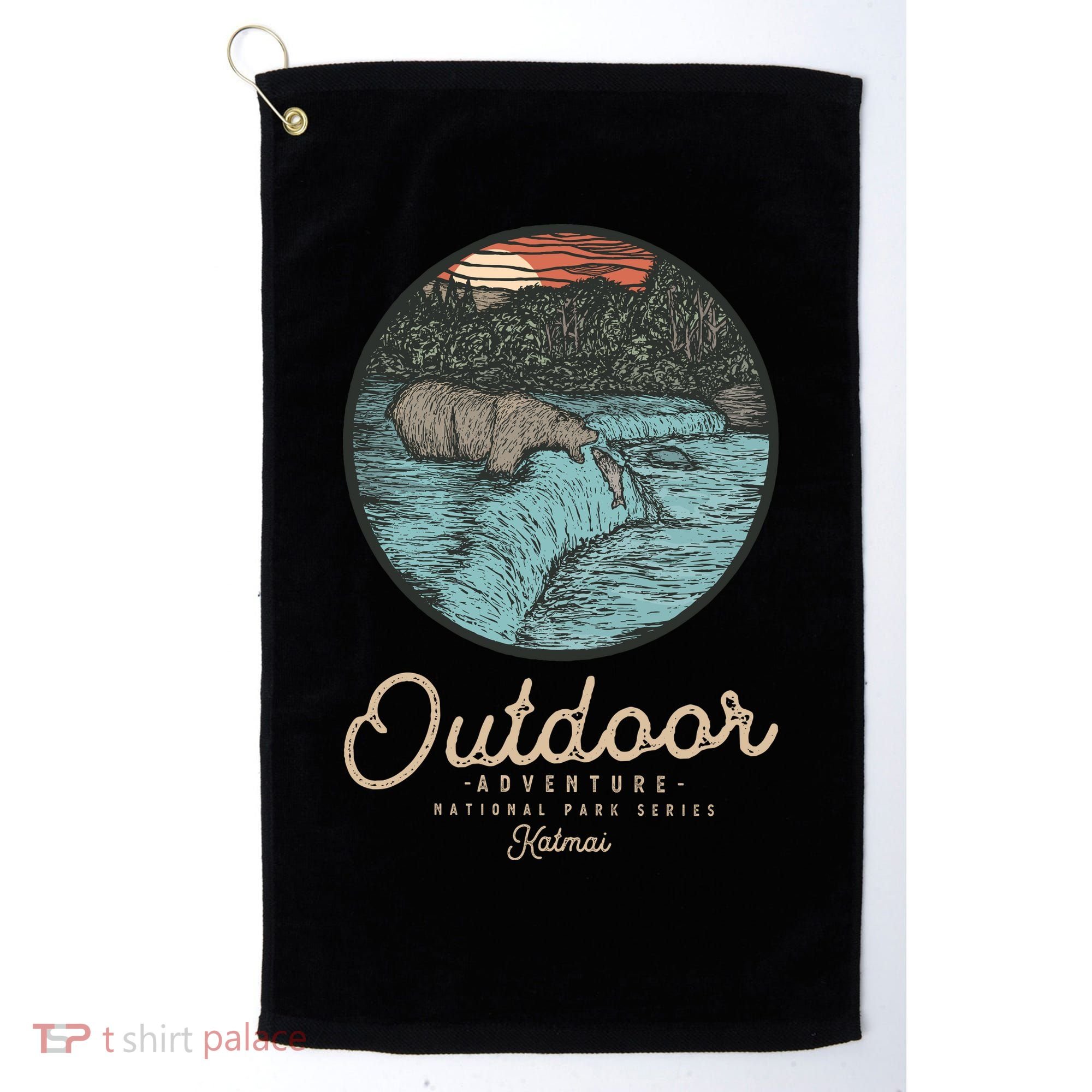Katmai National Park Golf Towel