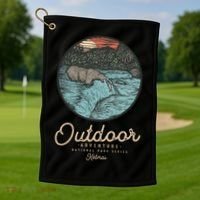 Katmai National Park Golf Towel thumb 1