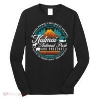 Katmai National Park Preserve Alaska Bear Watching Salmon Long Sleeve Shirt thumb 0