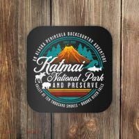 Katmai National Park Preserve Alaska Bear Watching Salmon Coaster thumb 0