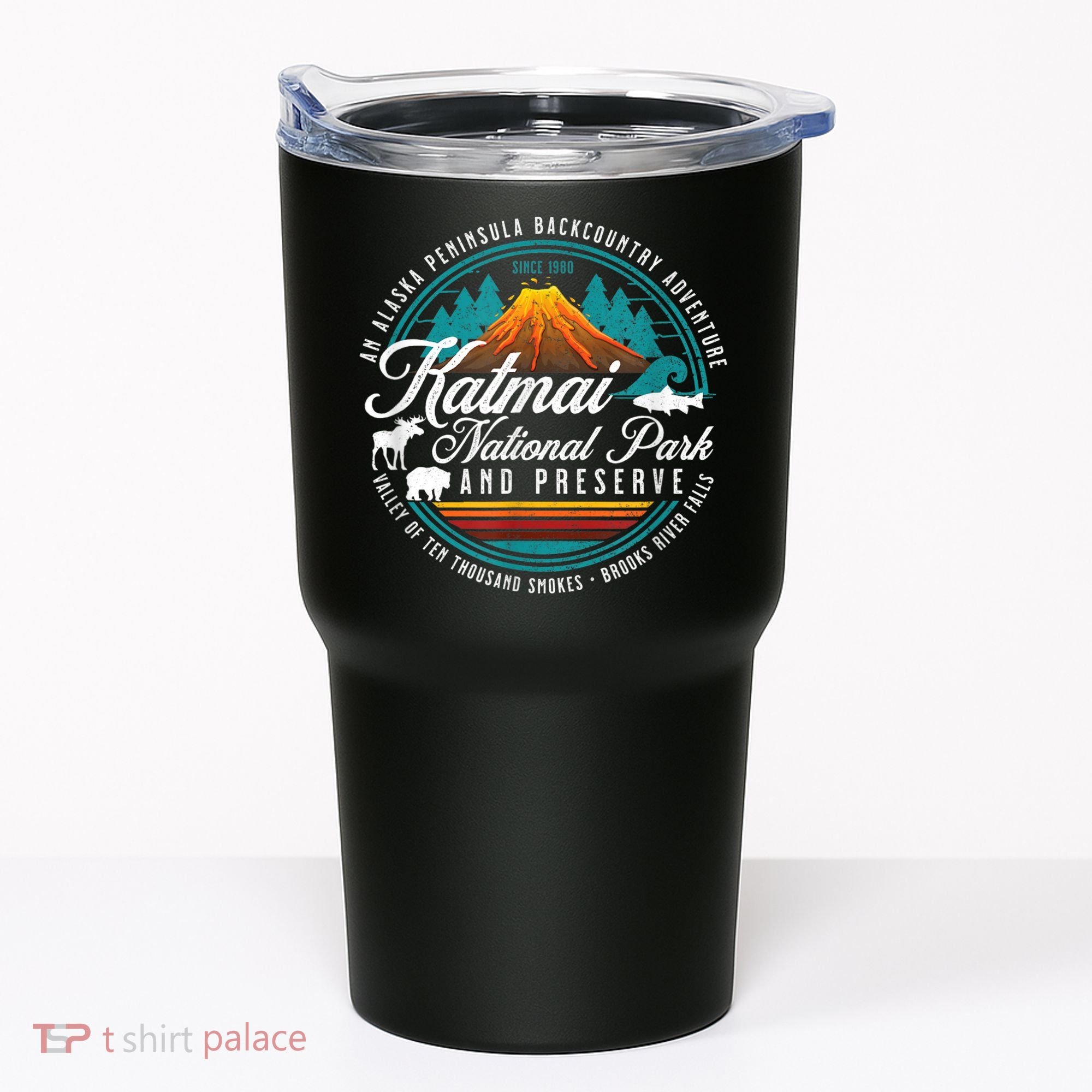 Katmai National Park Preserve Alaska Bear Watching Salmon Tumbler