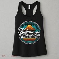 Katmai National Park Preserve Alaska Bear Watching Salmon Women's Tank Top thumb 3