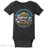 Katmai National Park Preserve Alaska Bear Watching Salmon Baby Bodysuit thumb 0