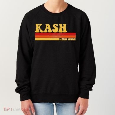 Kash Name Personalized Idea Retro Vintage Kash Women's Sweatshirt