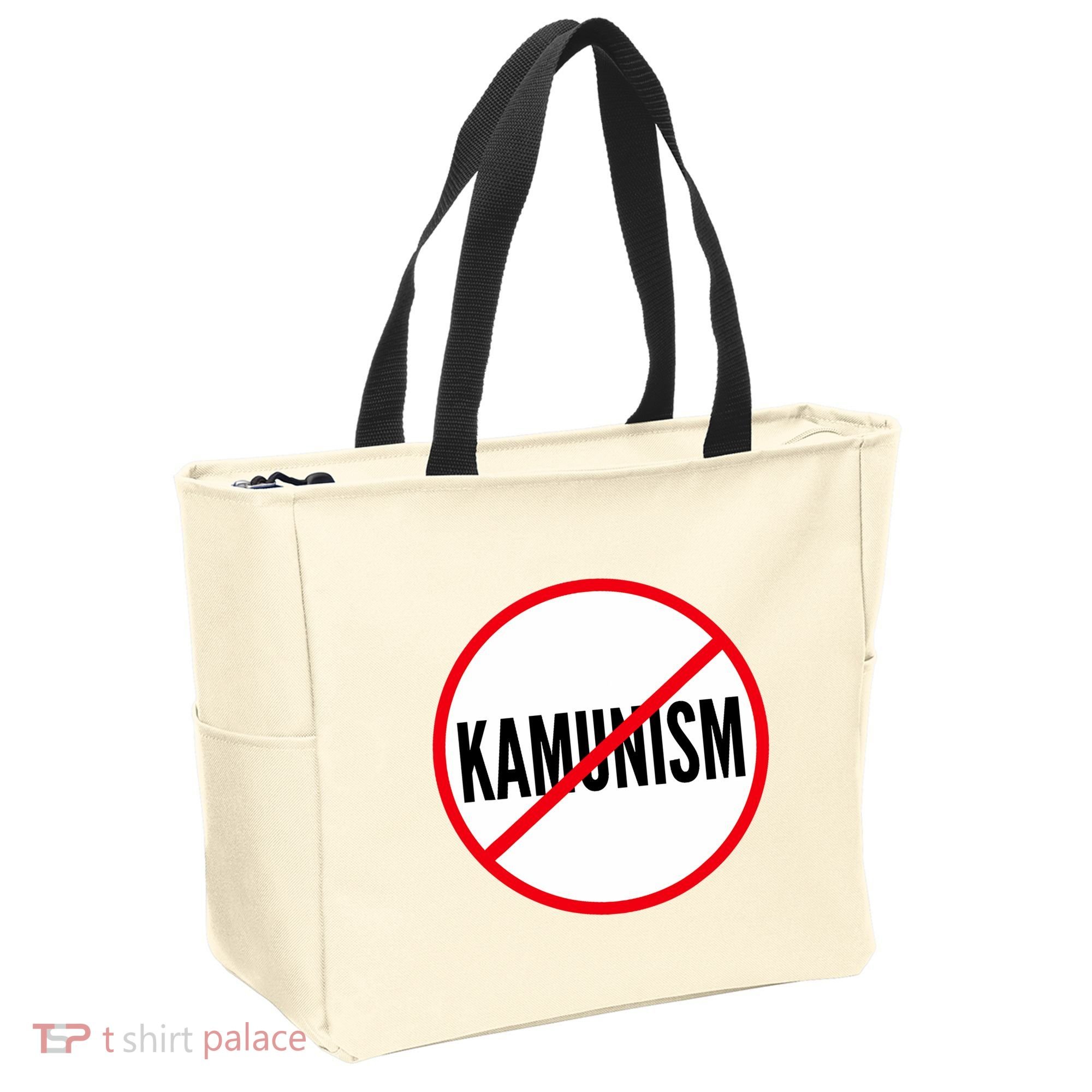 Kamunism No To Kamunism Tote Bag