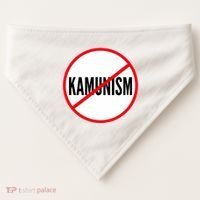 Kamunism No To Kamunism USA-Made Doggie Bandana thumb 0