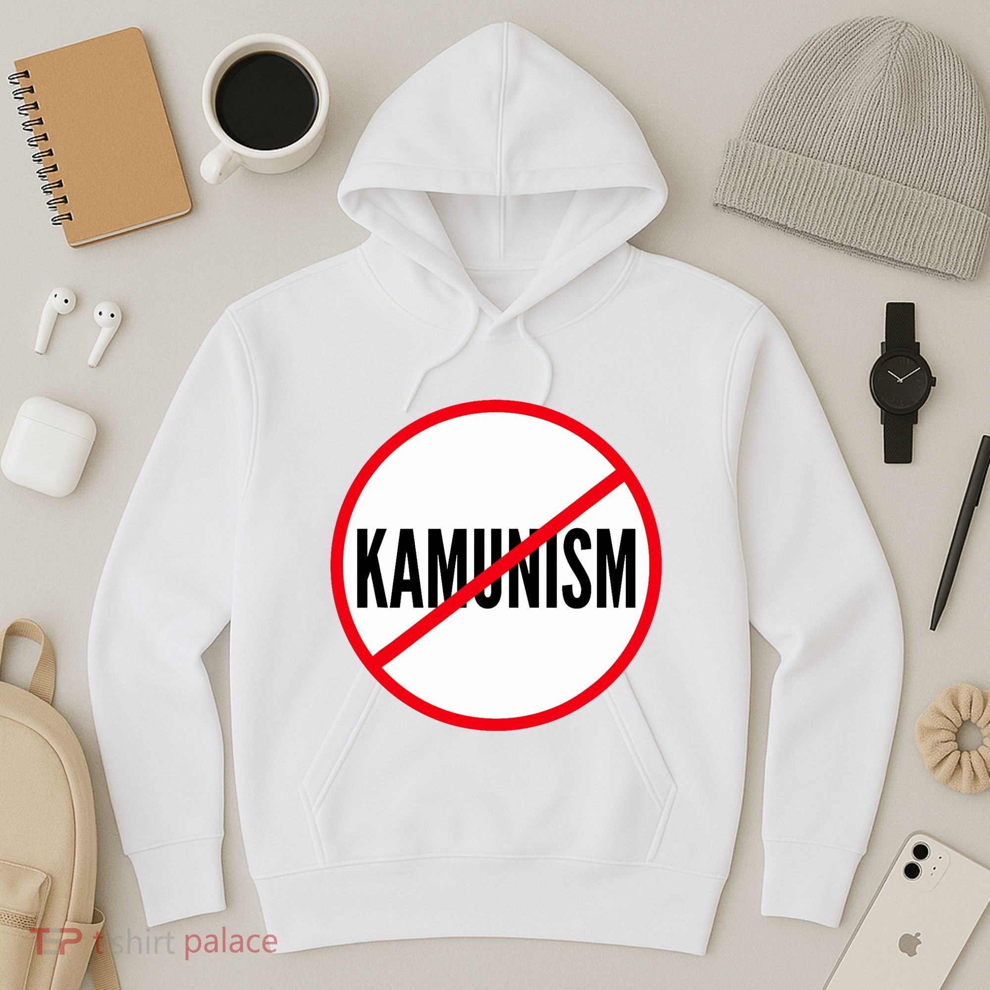 Kamunism No To Kamunism Hoodie
