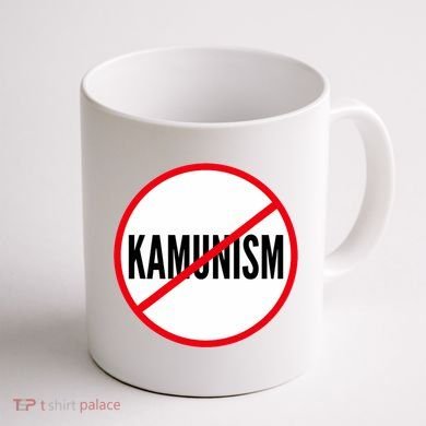 Kamunism No To Kamunism Coffee Mug back