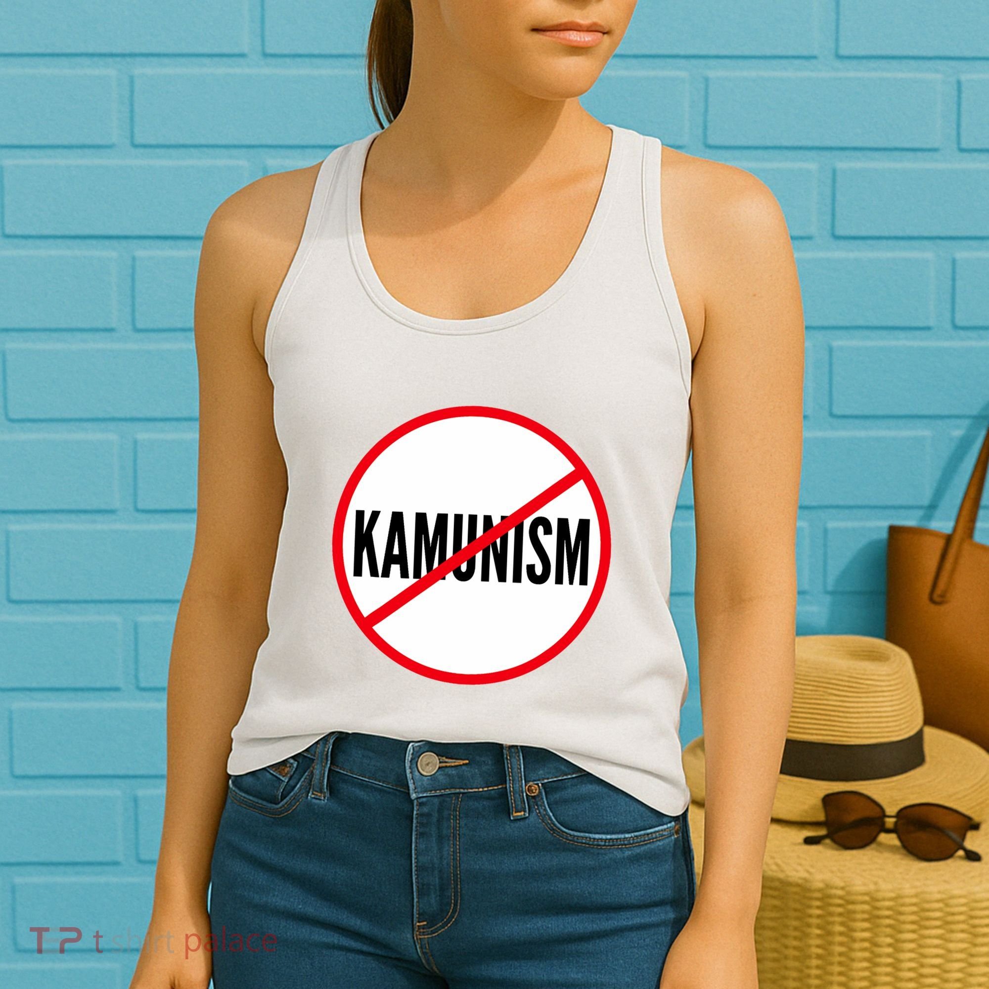 Kamunism No To Kamunism Women's Tank Top