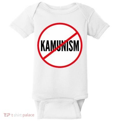 Kamunism No To Kamunism Baby Bodysuit