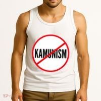 Kamunism No To Kamunism Tank Top thumb 3