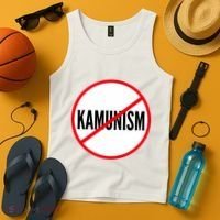 Kamunism No To Kamunism Tank Top thumb 4