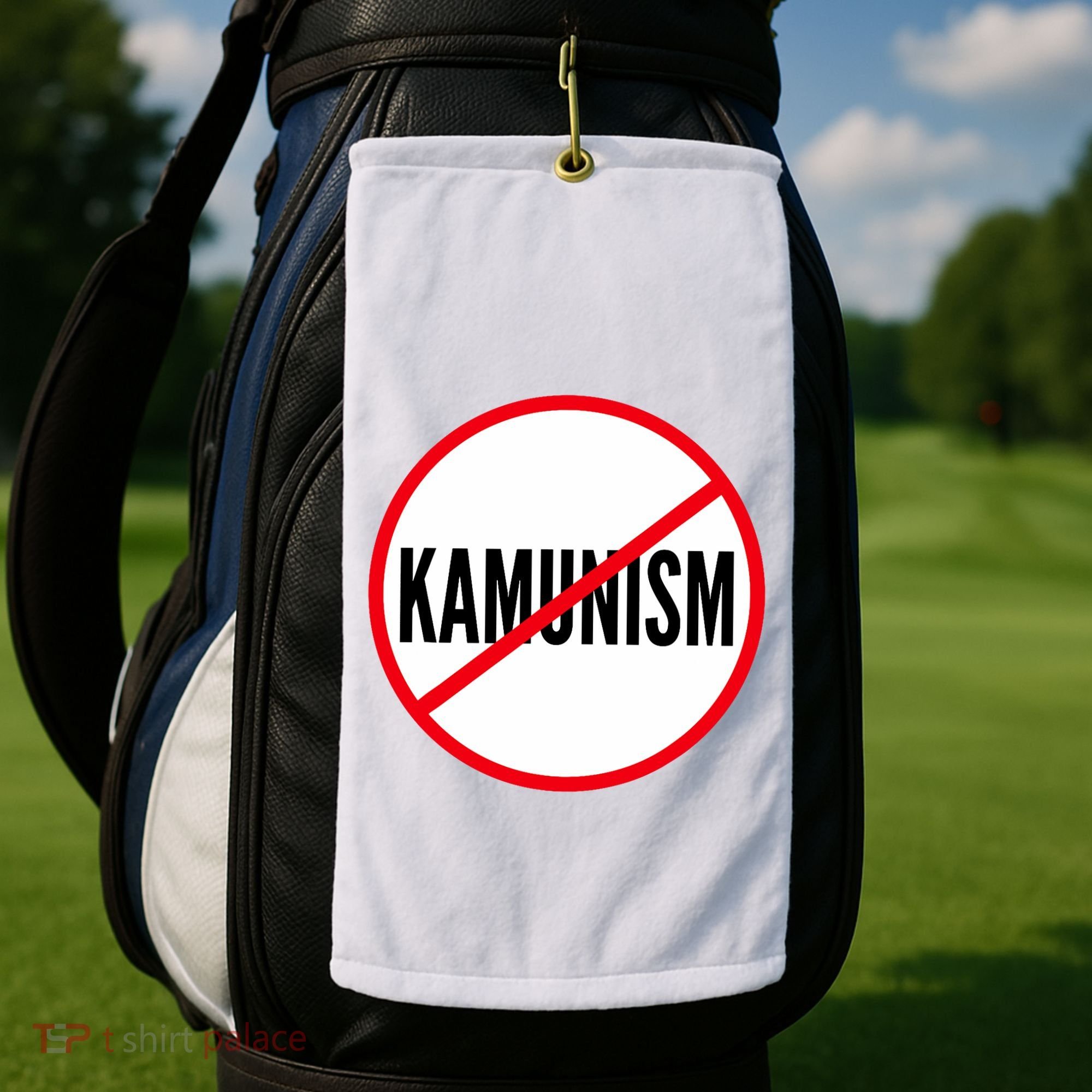 Kamunism No To Kamunism Golf Towel