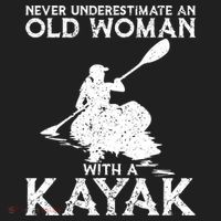 Kayaking Never Underestimate An Old With A Kayak Meaningful Gift Beanie thumb 2