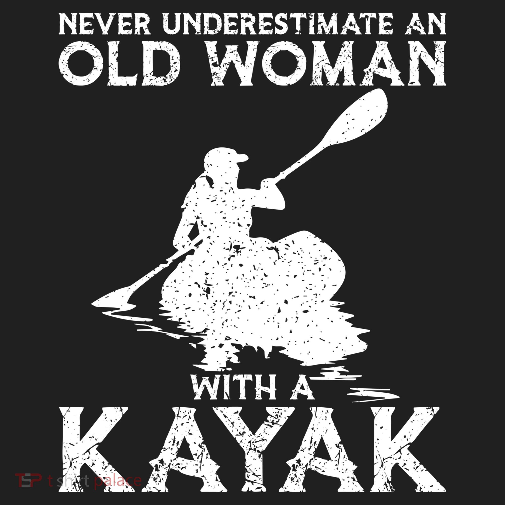Kayaking Never Underestimate An Old With A Kayak Meaningful Gift Beanie