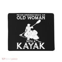 Kayaking Never Underestimate An Old With A Kayak Meaningful Gift Mousepad thumb 0