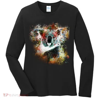 Koala Colorful Women's Long Sleeve Shirt