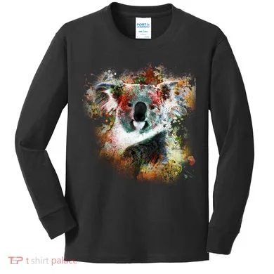 Koala Colorful Kids Long Sleeve Shirt