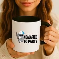 Koalafied To Party Coffee Mug thumb 3