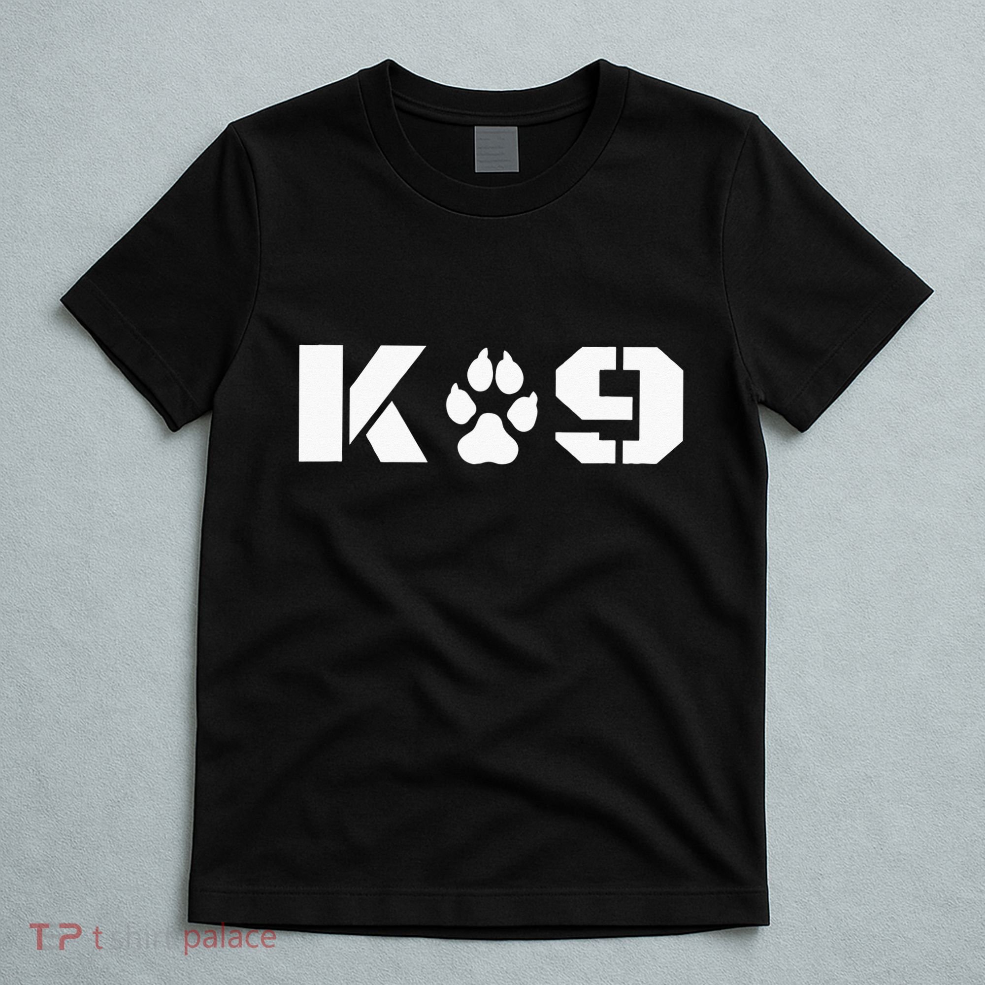K9 Officer Canine K9 Unit Police Dog Paw Handler Trainer T-Shirt