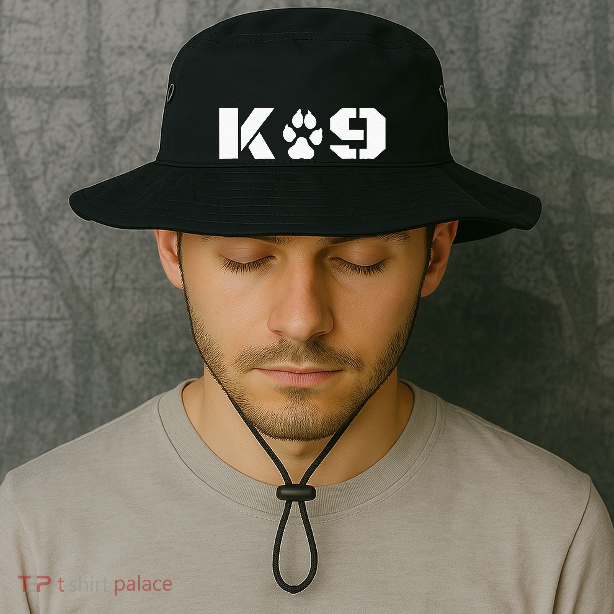K9 Officer Canine K9 Unit Police Dog Paw Handler Trainer Bucket Hat