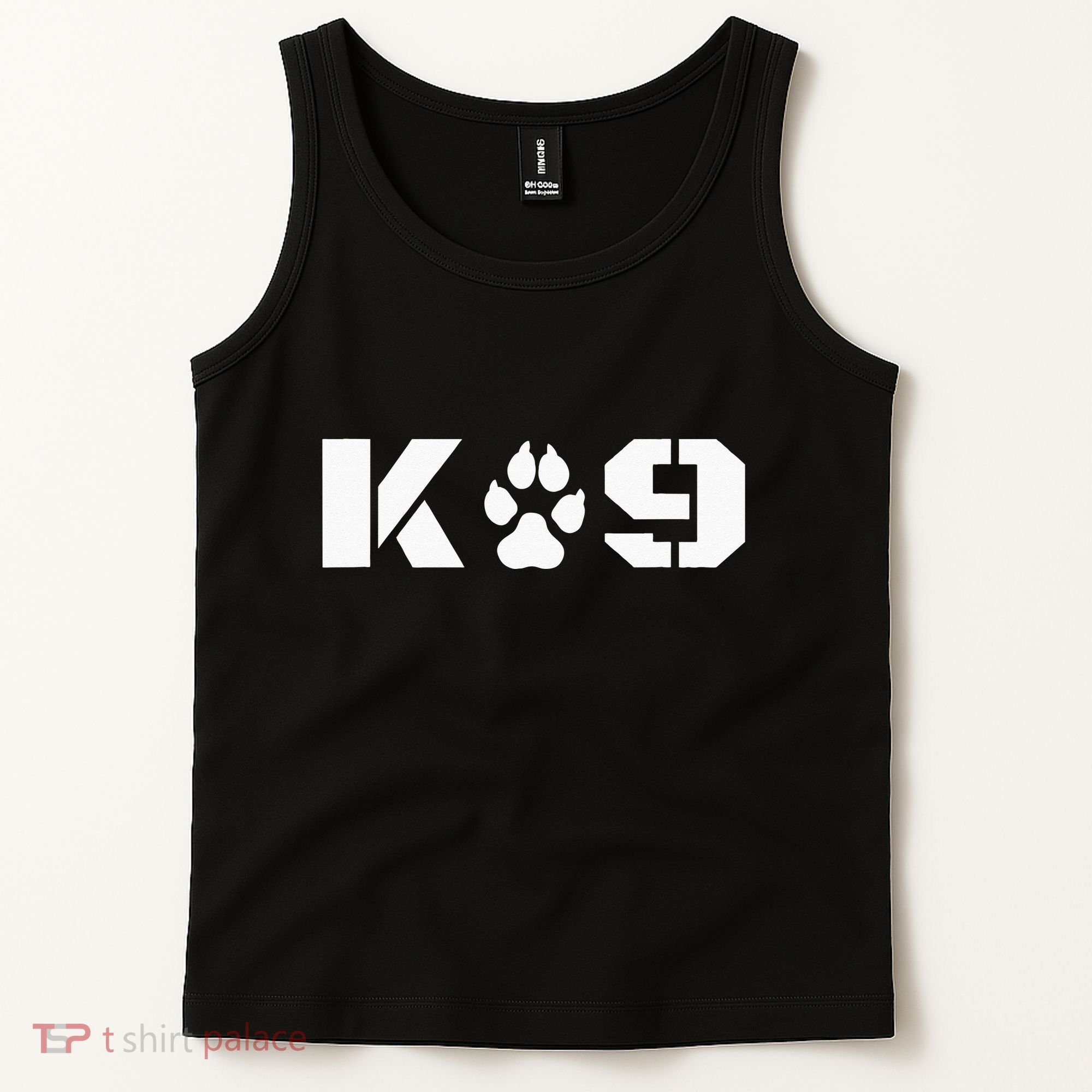 K9 Officer Canine K9 Unit Police Dog Paw Handler Trainer Tank Top