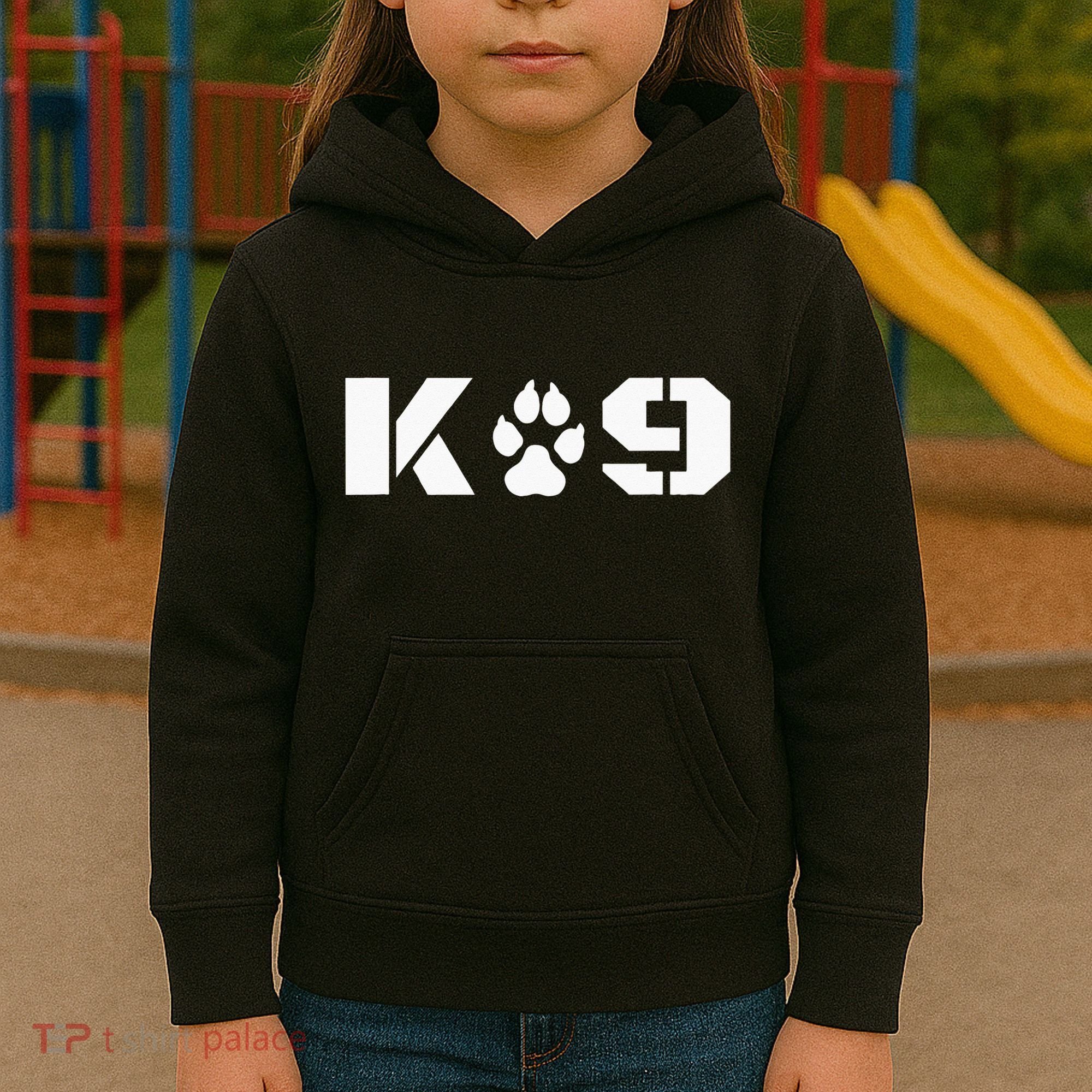 K9 Officer Canine K9 Unit Police Dog Paw Handler Trainer Kids Hoodie