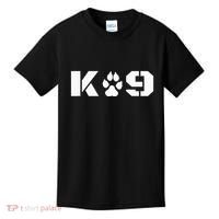 K9 Officer Canine K9 Unit Police Dog Paw Handler Trainer Kids T-Shirt thumb 0