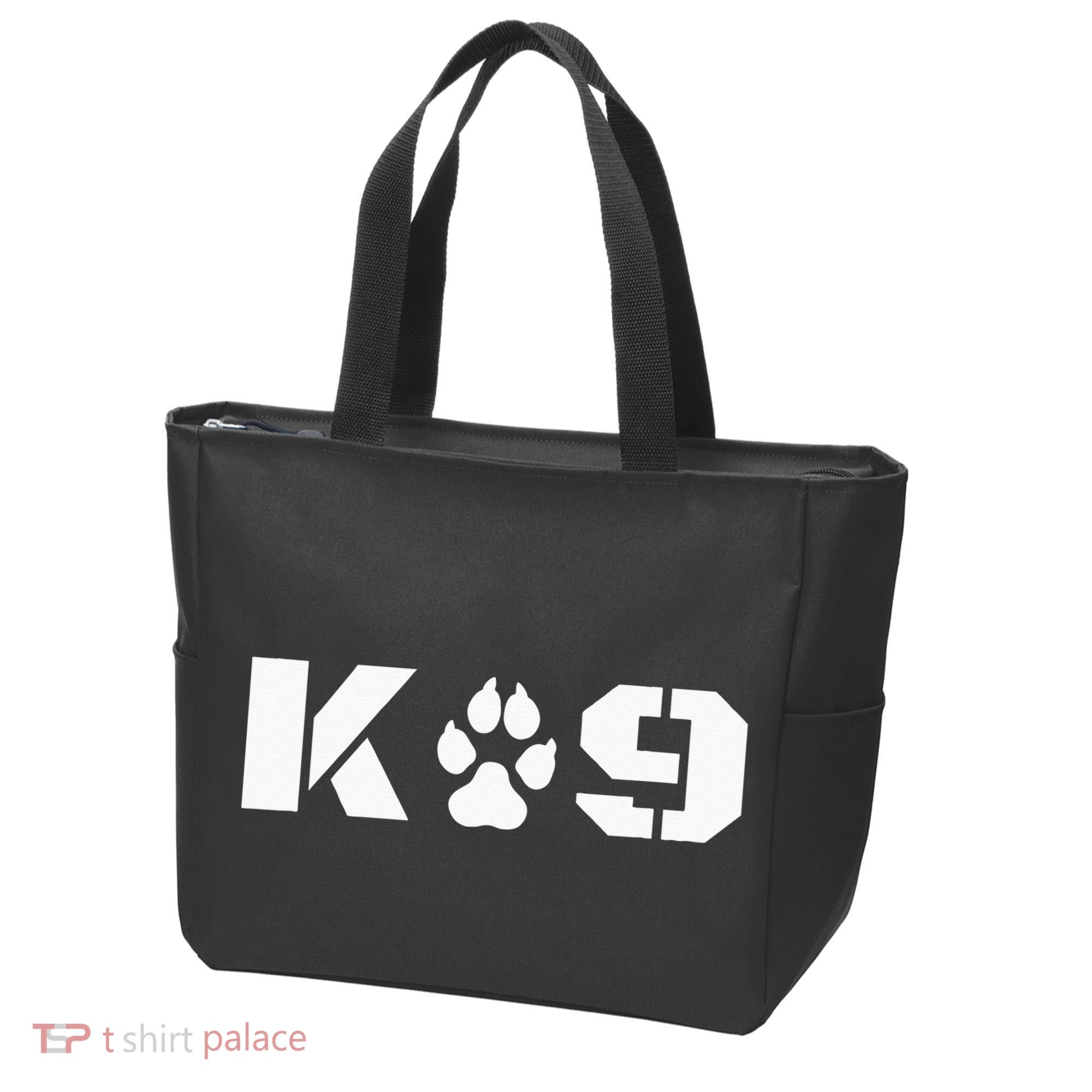K9 Officer Canine K9 Unit Police Dog Paw Handler Trainer Tote Bag