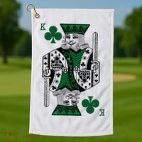 King Of Clubs Golf Towel thumb 1
