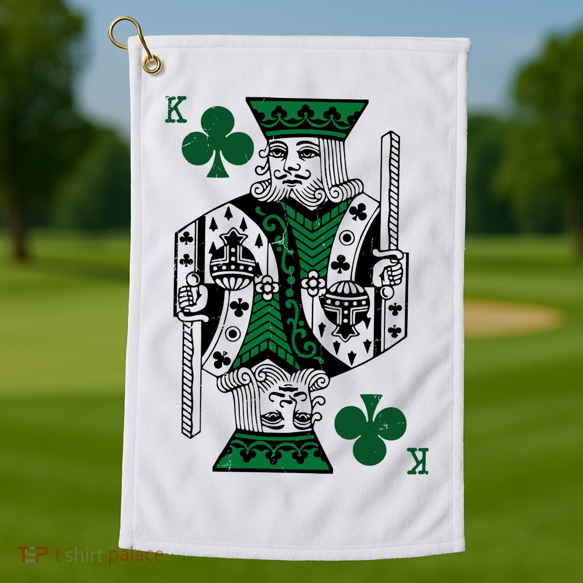 King Of Clubs Golf Towel