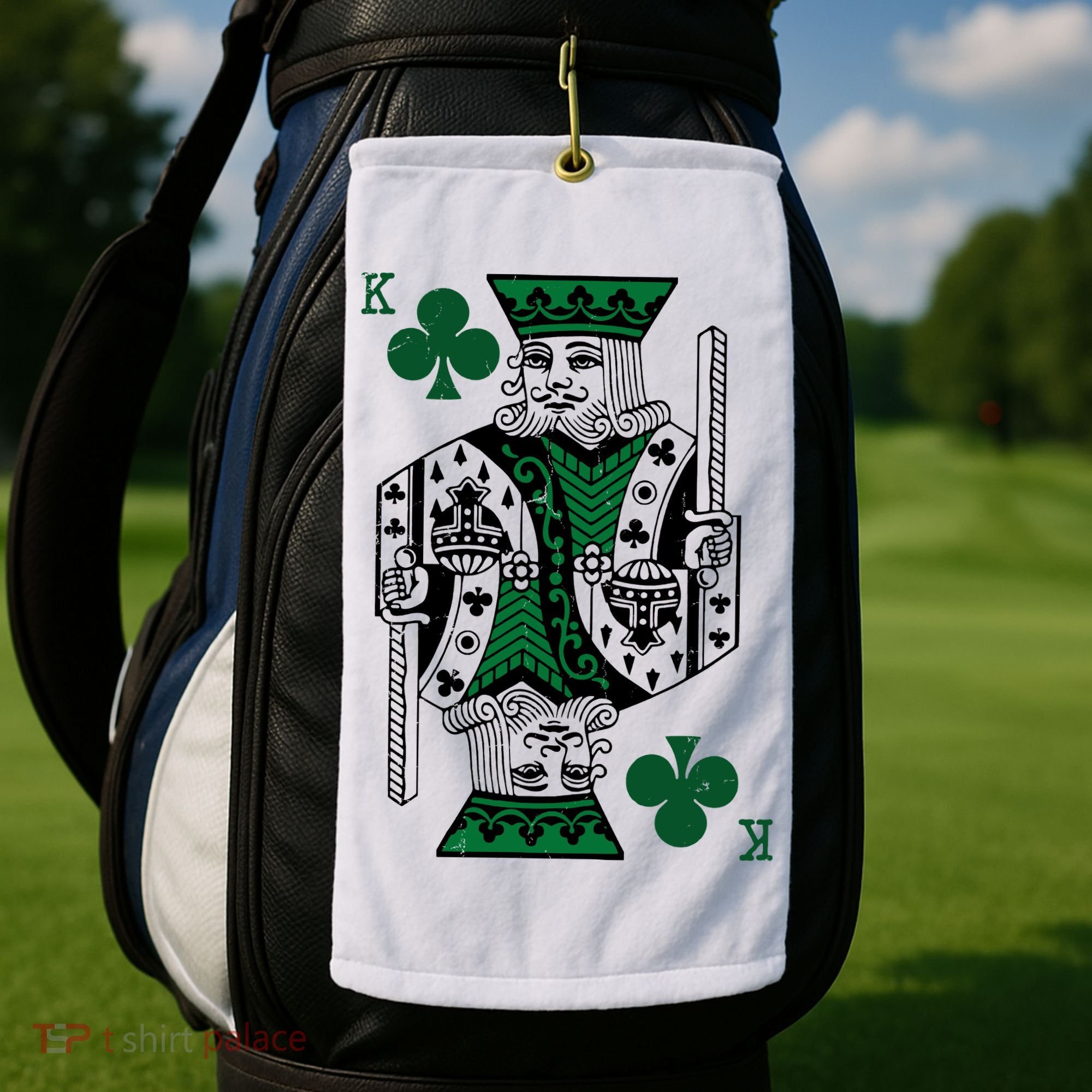 King Of Clubs Golf Towel