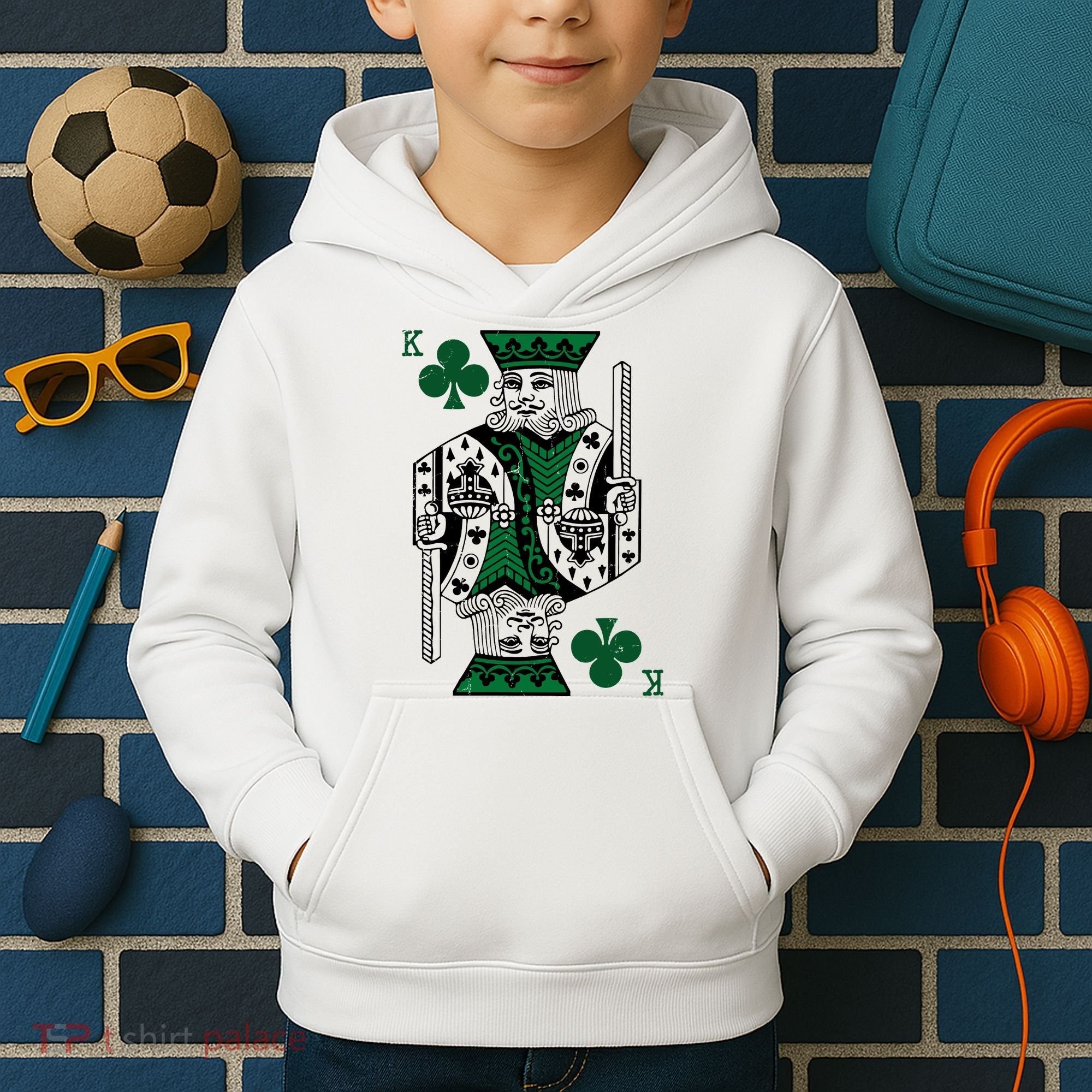 King Of Clubs Kids Hoodie