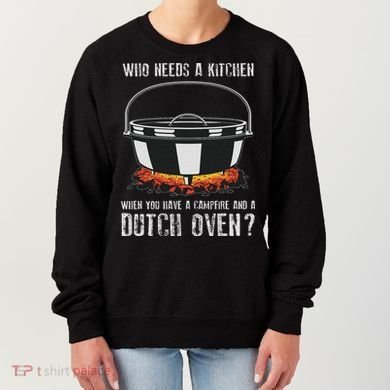 Kitchen Outdoor Campfire Cooking Dutch Oven Women's Sweatshirt