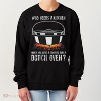 Kitchen Outdoor Campfire Cooking Dutch Oven Women's Sweatshirt thumb 0