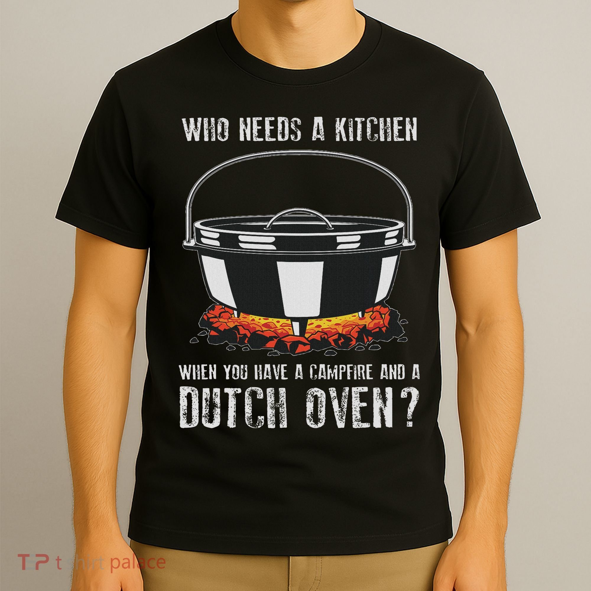 Kitchen Outdoor Campfire Cooking Dutch Oven T-Shirt