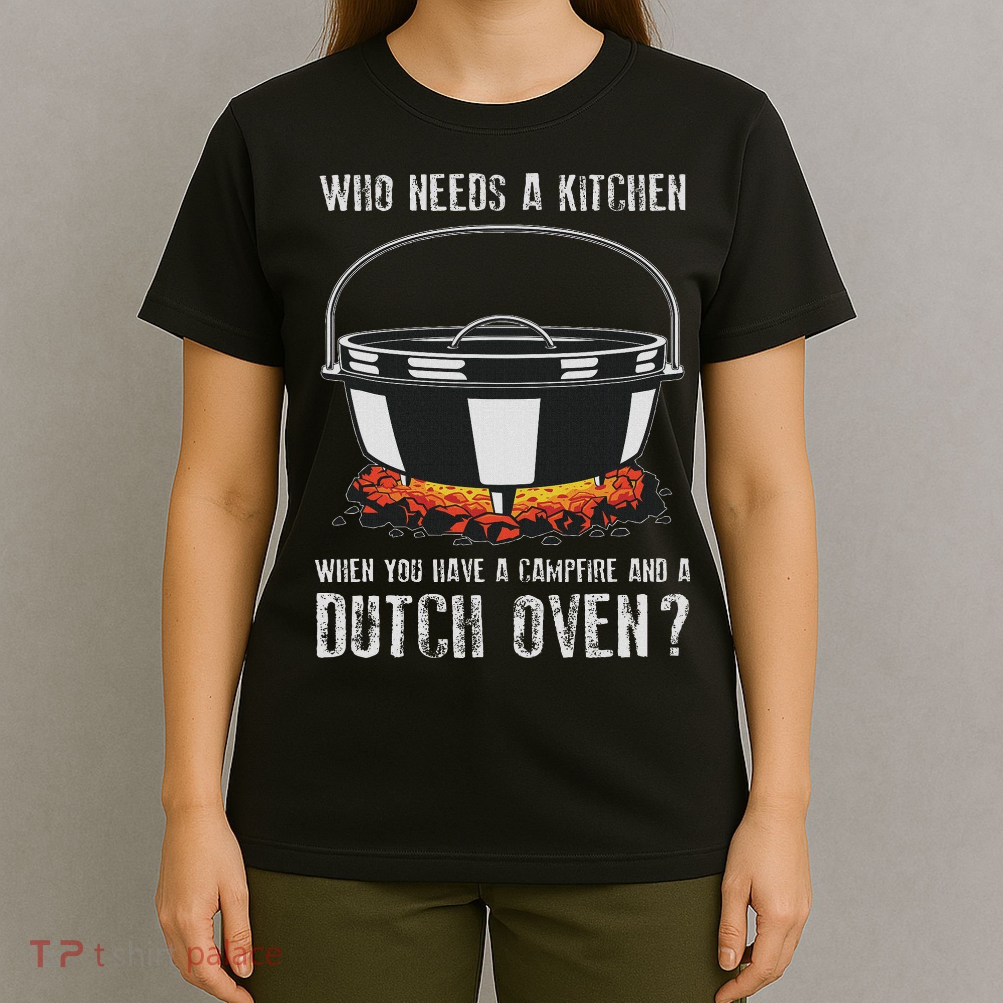 Kitchen Outdoor Campfire Cooking Dutch Oven T-Shirt