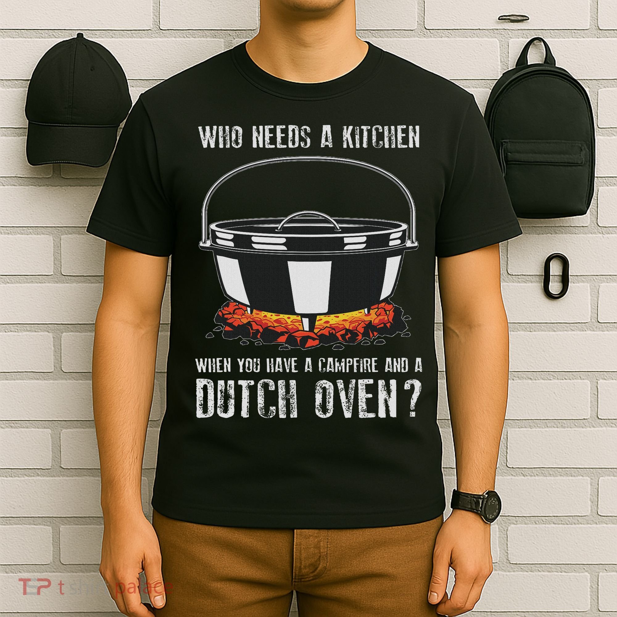 Kitchen Outdoor Campfire Cooking Dutch Oven T-Shirt