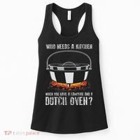 Kitchen Outdoor Campfire Cooking Dutch Oven Women's Tank Top thumb 0