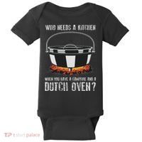 Kitchen Outdoor Campfire Cooking Dutch Oven Baby Bodysuit thumb 0