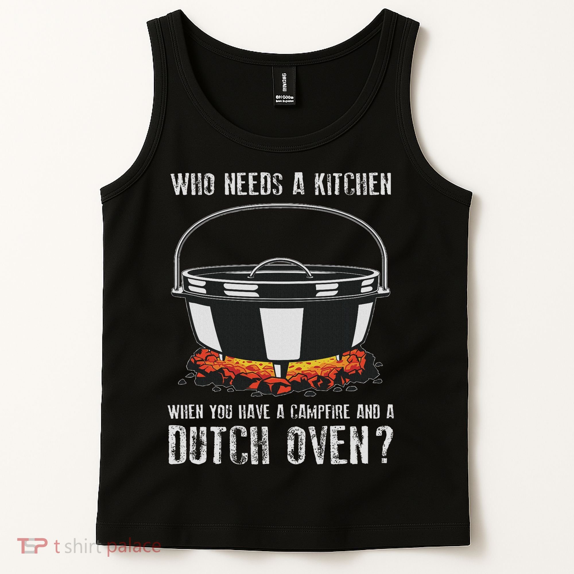 Kitchen Outdoor Campfire Cooking Dutch Oven Tank Top