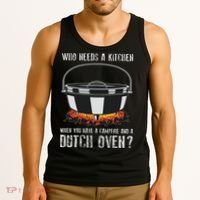 Kitchen Outdoor Campfire Cooking Dutch Oven Tank Top thumb 3