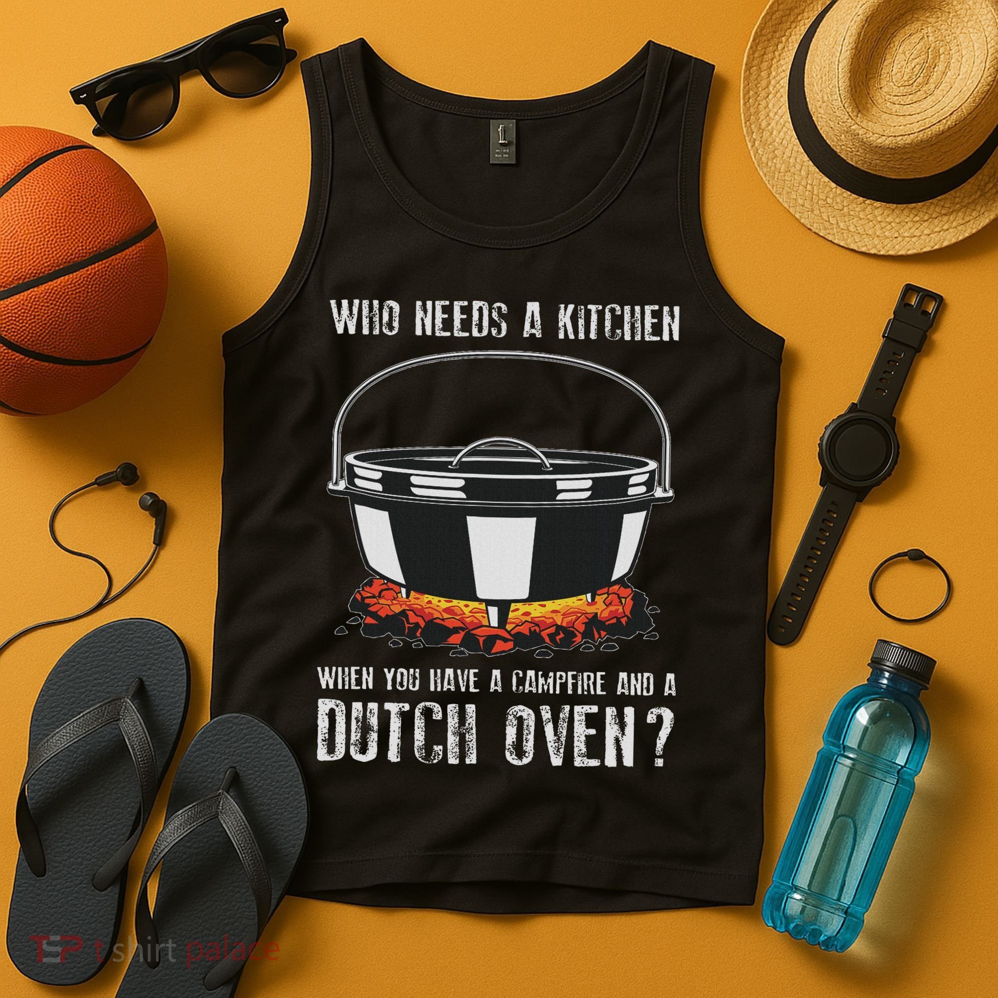 Kitchen Outdoor Campfire Cooking Dutch Oven Tank Top